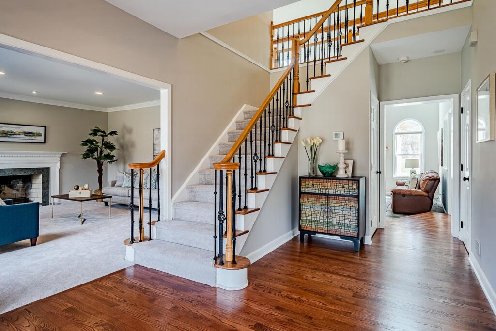 Real estate exterior entrance photography